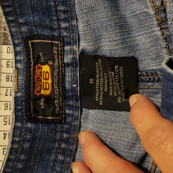 Route 66 size 16 denim shorts - Picture 3 of 5